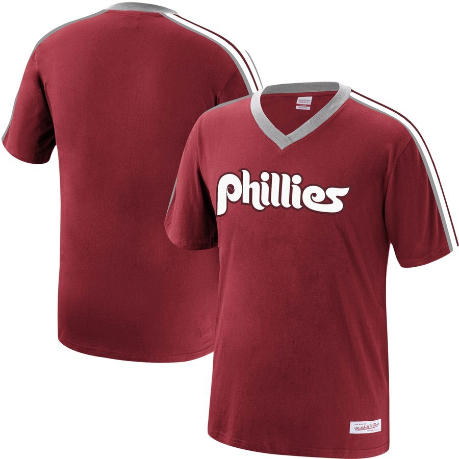 maroon phillies shirt